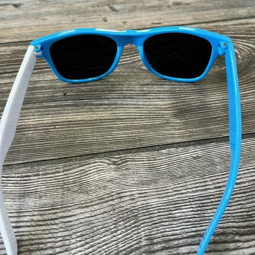 1x MICROSOFT WINDOWS PROMO SUNGLASSES - BLUE WHITE VINTAGE 80`S STYLE HIPSTERS - Picture 4 of 6